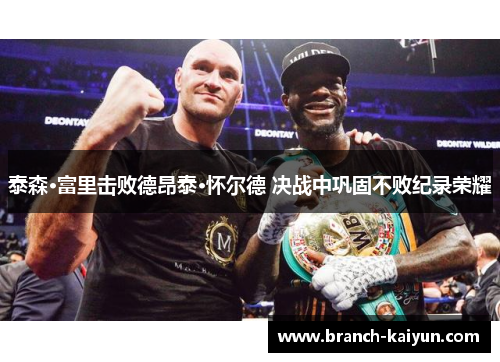 泰森·富里击败德昂泰·怀尔德 决战中巩固不败纪录荣耀 泰森·富里击败德昂泰·怀尔德 决战中巩固不败纪录荣耀