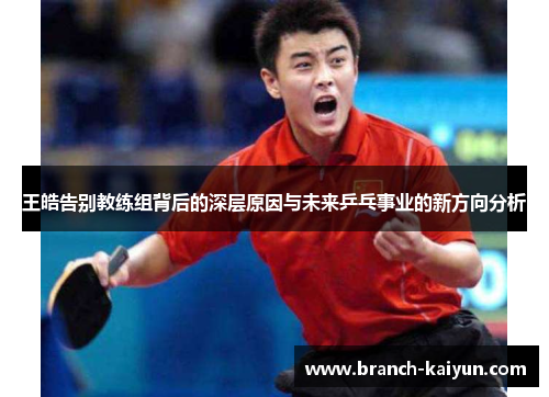 王皓告别教练组背后的深层原因与未来乒乓事业的新方向分析 王皓告别教练组背后的深层原因与未来乒乓事业的新方向分析
